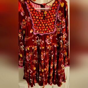 Matilda Jane, Sz 6, maroon, yellow, pink & purple